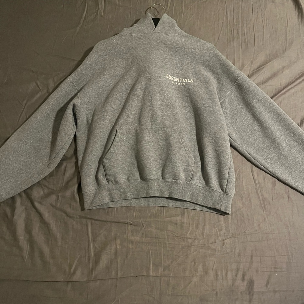 Fear of God Essentials Gray Hoodie